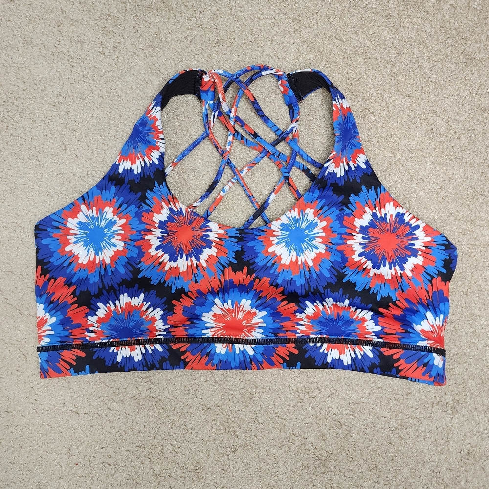 CVG Fireworks sports bra in size L